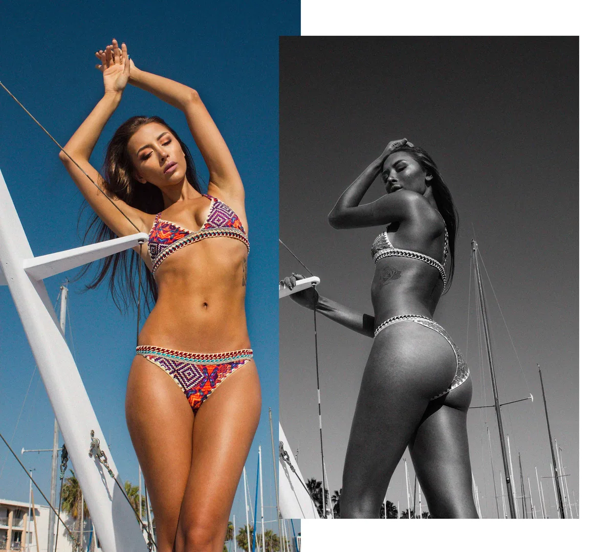 Julia Mindar, Los Angeles model - swimwear portfolio